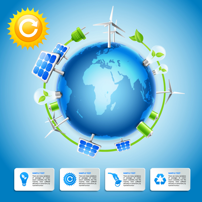 繪就綠色未來 生態環保背景下的矢量素材與環保科技融合之路